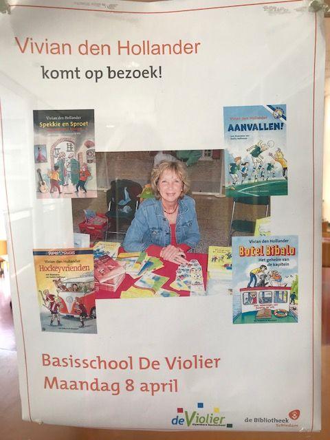 Op maandag 8 april brengt Vivian den Hollander een bezoek aan onze school. Dit bezoek zijn wij al aan het voorbereiden met de groepen 3, 4 en 5.