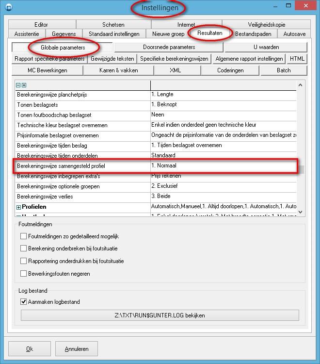 Eigen prijsblok voor alternatieve profielen (3.36-3209) Voortaan is het mogelijk om alternatieve profielen (bestelcodes) bij profiel product door hun eigen prijsblok te sturen.