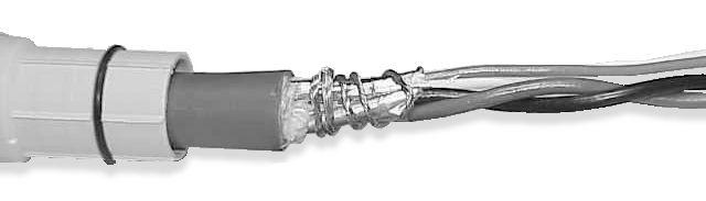Afb. 1-1: 4-aderige kabel gereedmaken Verwijder het deksel van de kernprocessor.