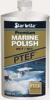 Reinigers en Beschermers Premium Marine Polish met PTEF De ultieme beschermer tegen aanhechting van nieuwe vervuiling, roest, zout- en kalkaanslag.
