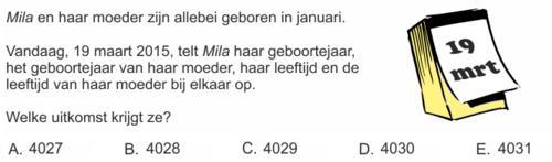 WERELDWIJDE WISKUNDEWEDSTRIJD W4KANGOEROE Jaarlijks wordt in maart de W4Kangoeroe reken- en wiskundewedstrijd gehouden in ruim 60 landen (met ruim 6,5 miljoen deelnemers!). Dat is werkelijk uniek!