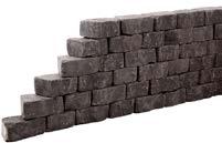 Dit zijn taps toelopende blokken waardoor u niet alleen mooie rechte muren kunt maken, maar ook bochten.