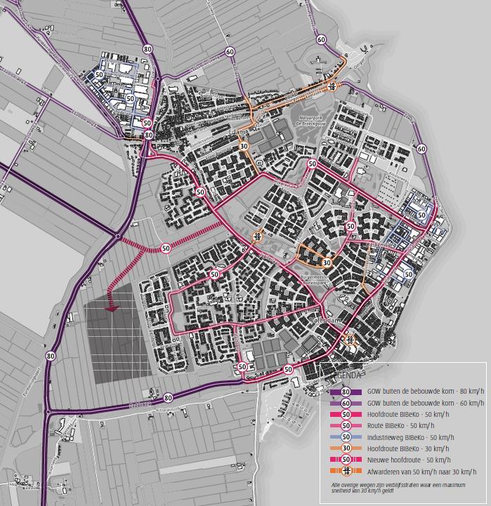 Figuur 5.3: Wegencategorisering Edam en Volendam De meeste wegen binnen de bebouwde kommen zijn in beheer bij de gemeente.