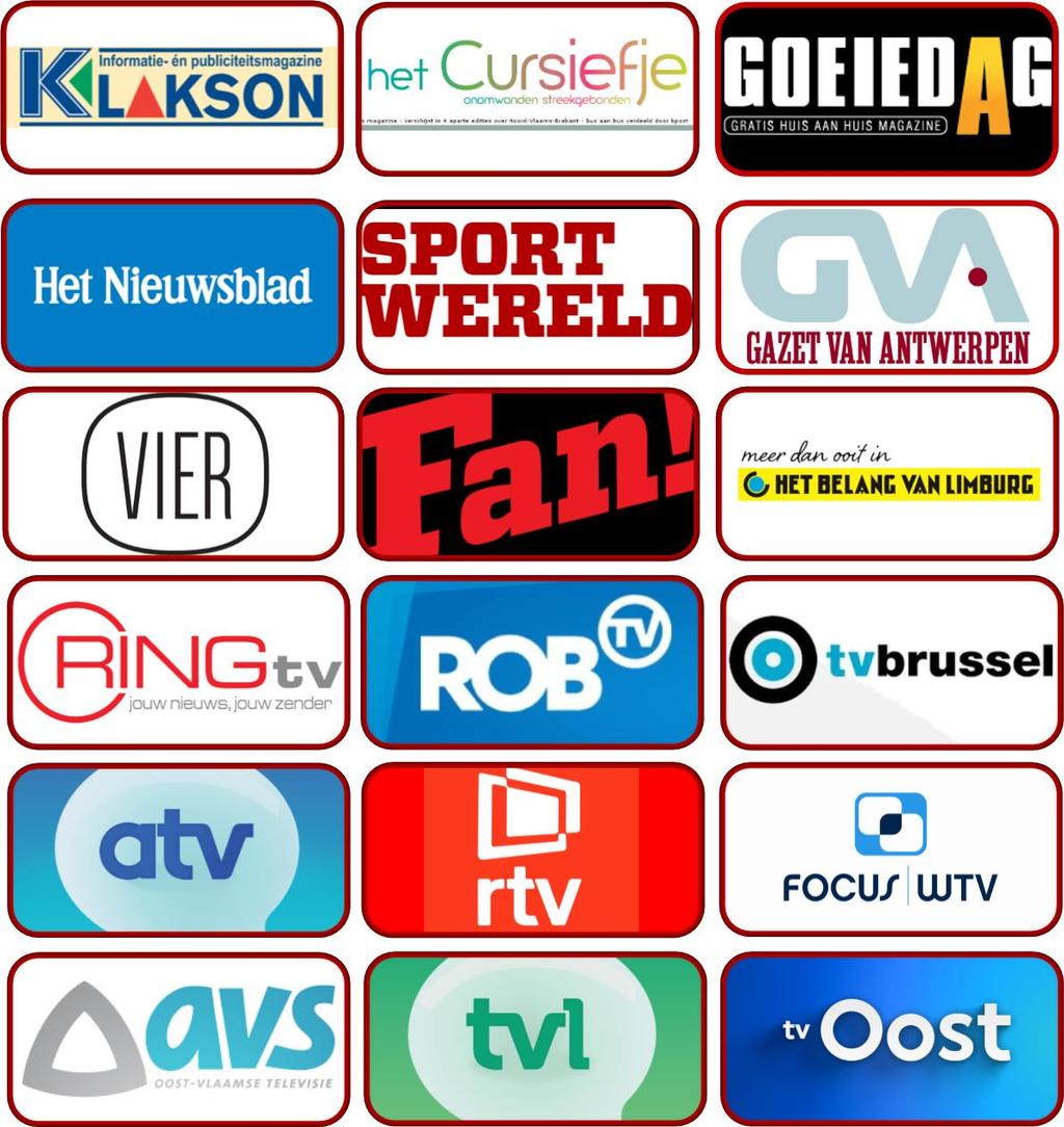 Nieuwe initiatieven Mibacup 2017 Visuele aanwezigheid & media partners Voor onze editie 2017 zetten we volop in op een grotere lokale en nationale