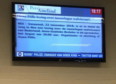 Lezingen/Uitgaven Door Stichting De Ouwe Polle zijn in het seizoen 2018 weer een drietal interessante lezingen georganiseerd.
