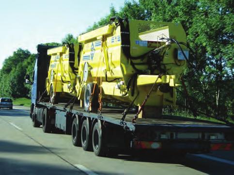 Bestuurders controleren de afmetingen van het vervoer voor het vertrek en controleren de route op mogelijke obstakels, zoals lage bruggen.