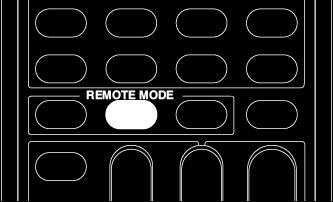 De REMOTE MODE-toets knippert tweemaal. Als de toewijzing wordt uitgevoerd voor een toets waaraan u reeds een functie hebt toegewezen, wordt de functie overschreven.