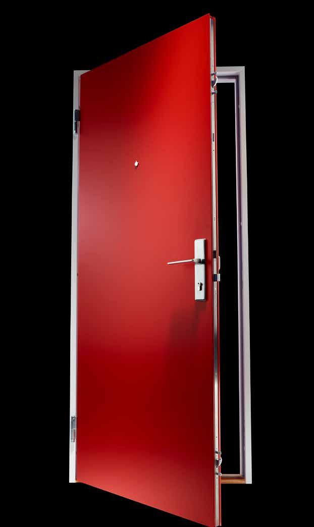 Een Daloc deur is voorzien van een meerpuntssluiting, die de deur in één keer met acht haken en pennen vergrendelt in het kozijn.