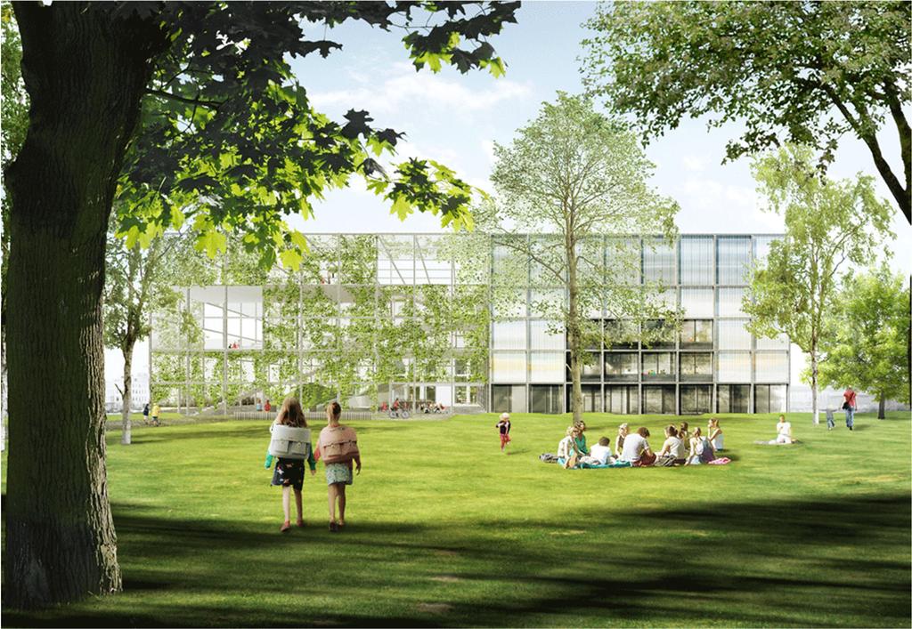 De stad Gent wil dat het gebouw een belangrijke sociale rol speelt in de omgeving. Het Stadsgebouw moet aantrekken, uitstralen en het moet toegankelijk zijn.