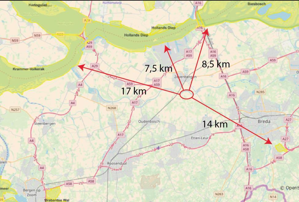 Afbeelding 3.5: Ligging plangebied t.o.v.