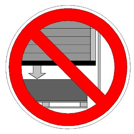 2.3 Veiligheidsmaatregelen Houdt de volgende veiligheidsmaatregelen in acht: Lees voordat u werkzaamheden aan de overheaddeur verricht deze gebruikershandleiding aandachtig door.