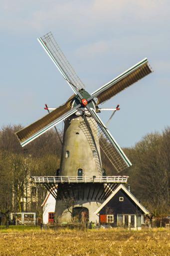 04 MOLEN RIJN EN WEERT GEBOUWD HUIDIG 1882 EIGENDOM STICHTING KORTE BESCHRIJVING De molen Rijn en Weerd werd in 1882 gebouwd ter vervanging van een molen bij kasteel Beverweerd.
