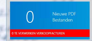 P a g i n a 55 Meer informatie over de configuratie van verkoopfacturen kunt u vinden in hoofdstuk 6 van de installatiehandleiding. Druk op de blauwe knop om de verkoopfacturen te verwerken.