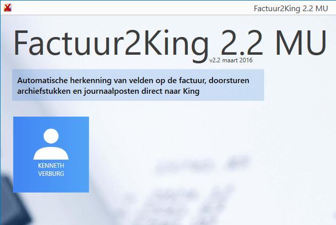 P a g i n a 9 Factuur2King kan namelijk niet alleen inkoopfacturen verwerken, maar ook verkoopfacturen die in een ander programma dan King zijn gemaakt.