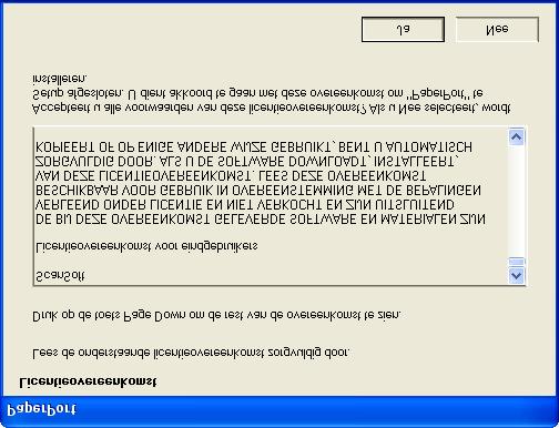 Klik op MFL-Pro Suite installeren. 3 Steek de stekker in het stopcontact en zet de machine aan. Als dit venster niet wordt geopend, kunt u Explorer gebruiken om het programma setup.