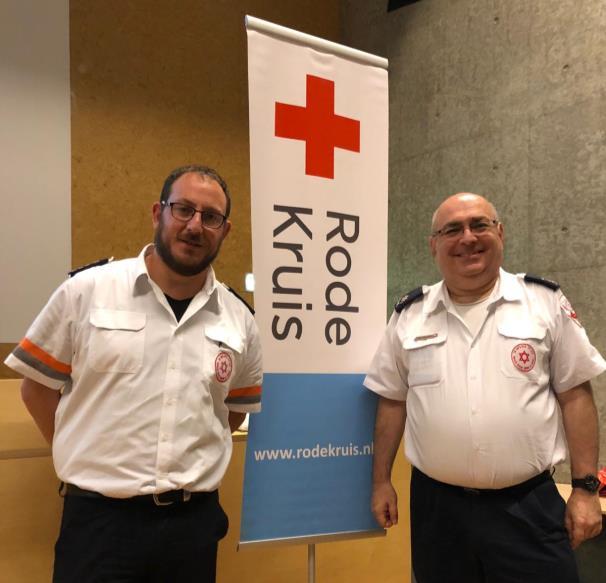 Medio november 2018 heeft de Vereniging voor Traumachirurgen Nederland en het Nederlandse Rode Kruis de heren Alon Schwarz (SZMC in Jeruzalem), Chaim Rafalowski (MDA) en Guy Itzhak Kreshover (MDA)
