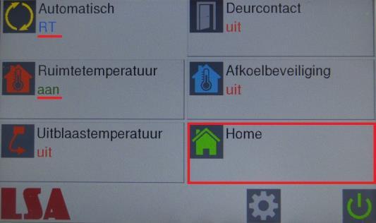 4. Automatische ruimtetemperatuur (RT) Bij een automatische ruimtetemperatuur (RT) wordt op basis van de ingestelde ruimtetemperatuur een ventilatorstand ingesteld.