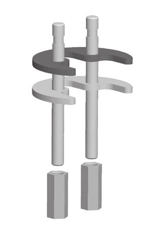 002-101-STEEL2 180 2,00 ZAER050 Mousseur caché pour art.