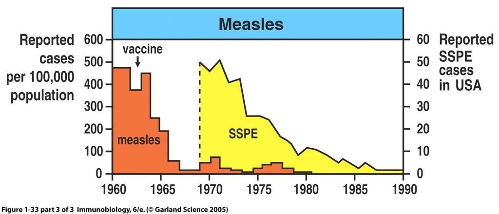 Vaccinatie zeer effectief SSPE