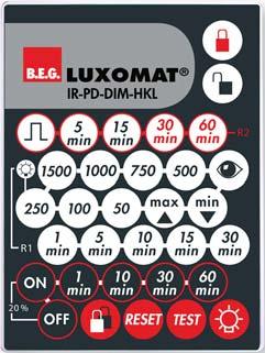 LUXOMAT IR-PDIM LUXOMAT IR-PD4-TRIO PD1-M-DIM PD2-M-DIM PD4-M-DIM