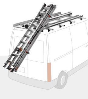 Alu-dwarsdragers inclusief bevestigingen en rubber profielen - Aluminium zijkanten - Aluminium laadrol - RVS bevestigingsmateriaal Roof rack complete of: - aluminium crossbars