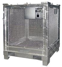 SPECIAAL-AFVALCONTAINER TYPE SAS SAS (m³) SAS 800 0,8 1200 x 1000 x 1235 3-voudig 678 178 SPUITBUSSEN-TRANSPORTBOX TYPE STB