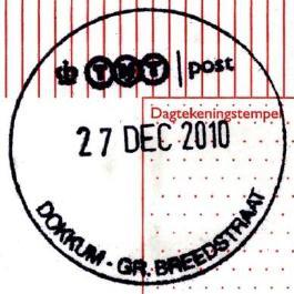 2009: Postkantoor (adres