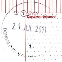 Oldenbarneveltplein 20 Status 2007: Postagent Nieuwe Stijl