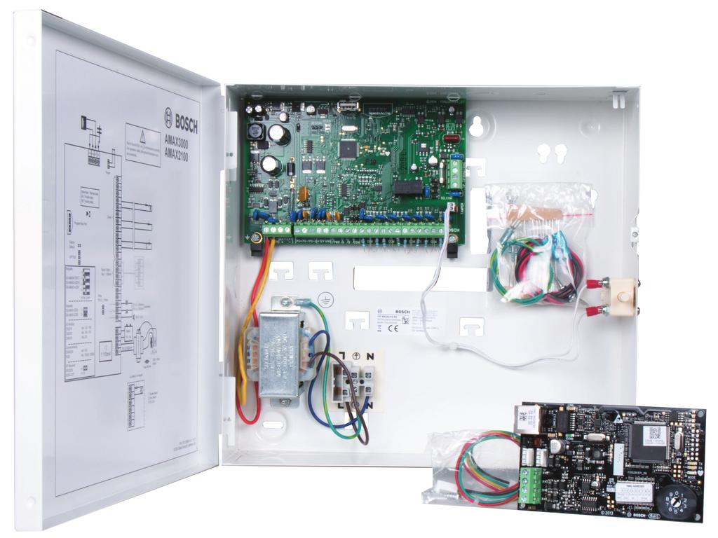 Inbraakalarmsystemen AMAX2-P2ENE Inbraakcentralekit, fr/de/nl/pt,ethernet AMAX2-P2ENE Inbraakcentralekit, fr/de/nl/pt,ethernet www.boschsecrity.