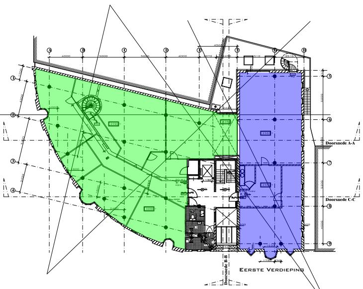 Plattegrond Groen = ca.