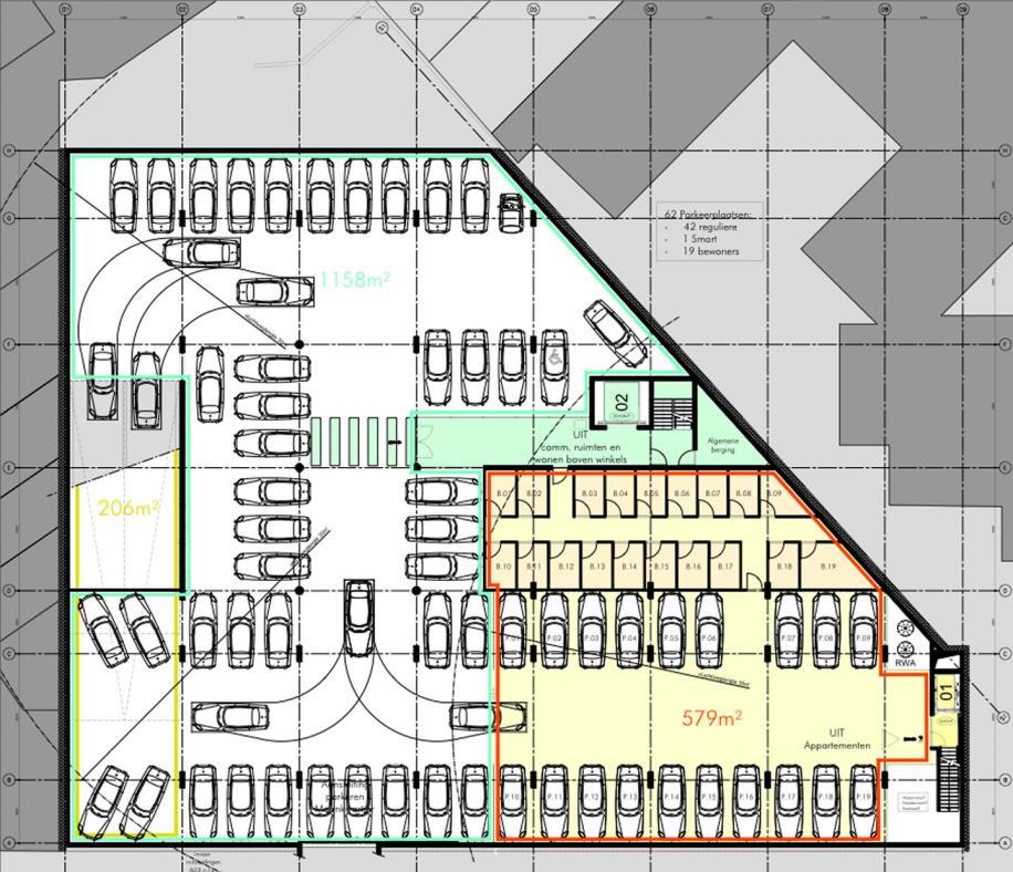 Inzicht in huidige situatie Inrichten van parkeergarages Hoeveel totaal vermogen is er beschikbaar? - Veel vermogen gereserveerd (liften, helling verwarming etc), overdimensionering!