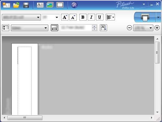 4 P-touch Editor Lite gebruiken (alleen Windows) 4 Met P-touch Editor Lite kunt u snel en gemakkelijk eenvoudige lay-outs voor labels maken.