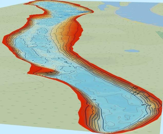 De Munnikenhank in 3D vanaf