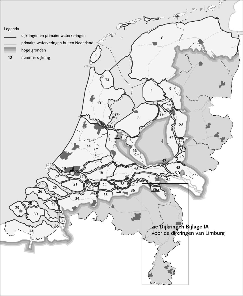 BIJLAGE I DIJKRINGEN EN PRIMAIRE WATERKERINGEN ALS