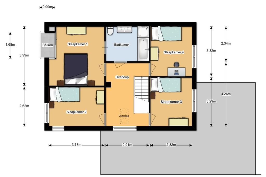 1 e Verdieping Wonen in Gilze Gilze ligt ten zuidwesten van Tilburg en heeft ruim 7.800 inwoners.