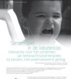 Vrij te downloaden op www.onderwijs.vlaanderen.be SOS Conflict. Concrete werkvormen voor geweldloos opvoeden en begeleiden. Van Bladel, C.