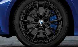 met noodloopeigenschappen 18 inch BMW M Performance lichtmetalen winterwiel Dubbelspaak Schwarz Matt (Styling 796M) (6)