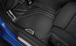 BMW INTERI BMW Allweather vloermatten voor, zwart Met "BMW" logo BMW Allweather vloermatten achter, zwart Met "BMW" logo BMW Floor Liner vloermatten voor, zwart Met "BMW" logo BMW Floor Liner