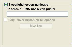 BASISSTAPPEN VOOR HET AFDRUKKEN 11 STAP 4 Het printerstuurprogramma updaten met opties voor de Fiery EX8000AP Via de Windows XP-computer van een gebruiker: 1 Klik op Start en kies Printers en