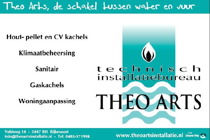 Theo Arts, de schakel tussen water en vuur Opbrengst collecte Boerenbruiloft Veldweg 14 5447 BH Rijkevoort info@theoartsinstallatie.