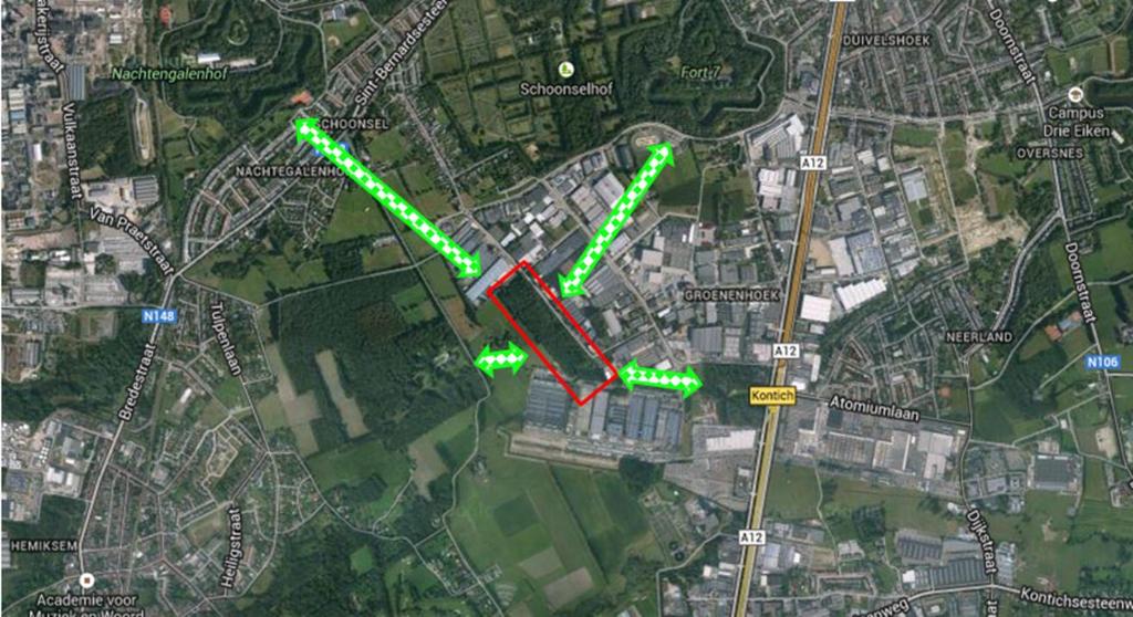 Het Ferrarisbos in Wilrijk is niet alleen een ecologisch zeer waardevol bos op zich, het is ook een belangrijke stapsteen tussen andere belangrijke natuurgebieden.