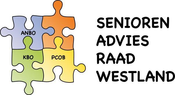 Jaarverslag Senioren Advies Raad Westland (SARW) 2014 Voor u ligt het Jaarverslag van de SARW over het jaar 2014 2014 Gemeente Westland bestaat 10 jaar.
