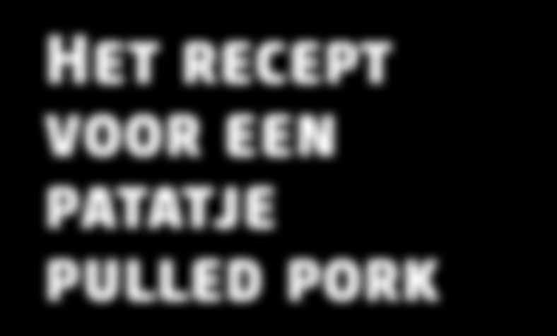 patatje pulled pork Kijk op pagina 2 Producten worden geleverd tegen netto/nettoprijzen.