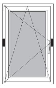 1.2.2 Deur/raam kozijnen. Deuren/ramen worden doorgaans in de fabriek afgehangen. De combinatie deur/raam-kozijn gaat naar het werk.