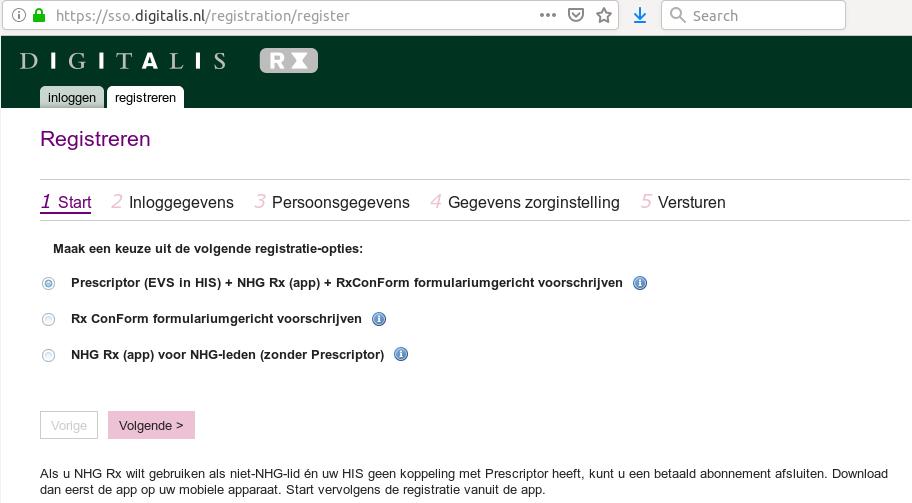 2 Instellingen in MicroHIS X Voor de uitwisseling van gegevens over Formularium Gericht Voorschrijven (FGV) tussen MicroHIS X en Digitalis Rx moeten twee instellingen in MicroHIS X aanwezig zijn. 1.