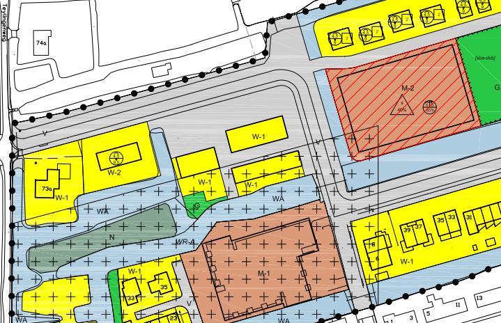 Op basis van het bestemmingsplan Landelijk gebied Woerden, Kamerik, Zegveld zijn er, behalve eventuele geurhinder van het genoemde agrarische bedrijf geen bestemmingen in de omgeving die leiden tot