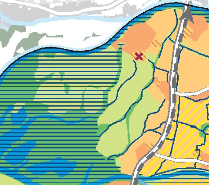 Afbeelding 10: Uitsnede structurenkaart Structuurvisie Ruimtelijke Ordening 4.3.