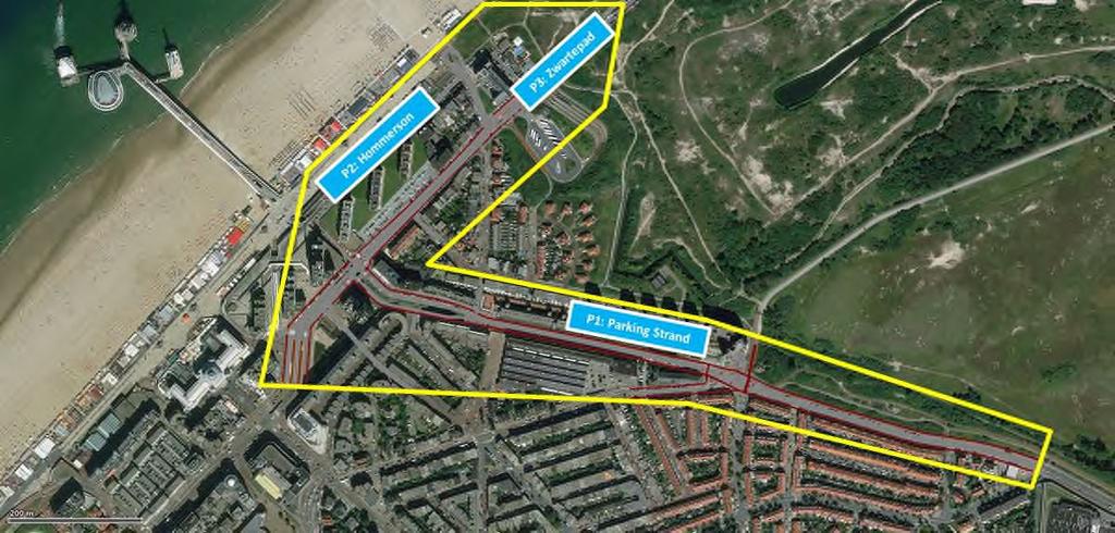 De scope wordt doorgezet over de Zwolsestraat. Vanwege de invloed van Parking Strand en de onderzoeksvraag over ongelijkvloerse kruising bij de Harstenhoekweg.