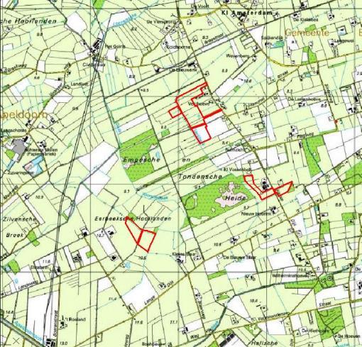 In 1865 bestond er een duidelijk contrast tussen de grotendeels onontgonnen Empese en Tondense Heide, de ontgonnen gebied