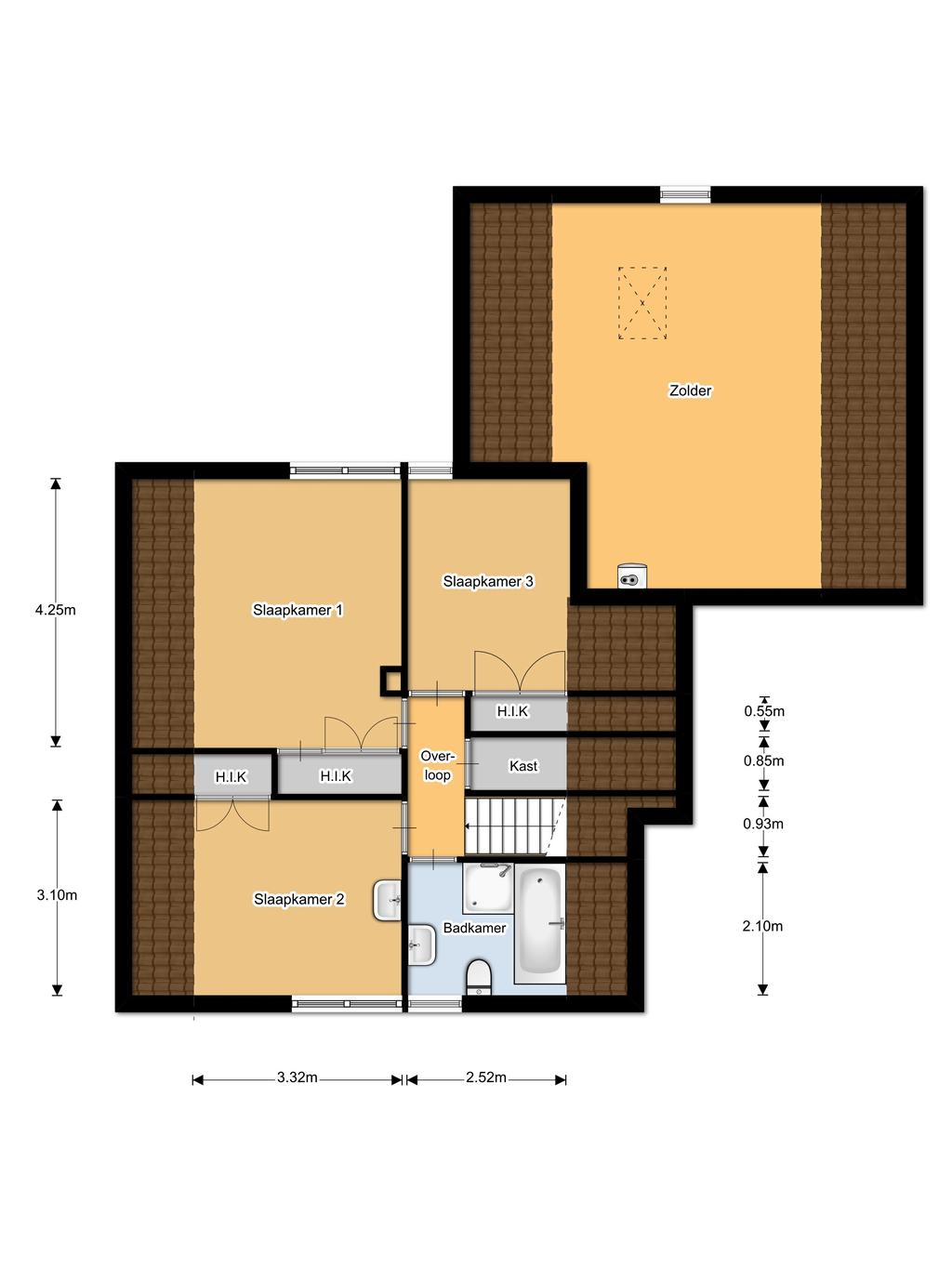 Plattegrond 1e